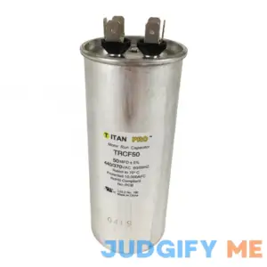 Titan Pro TRCF50 50 Mfd Round Motor Run Capacitor