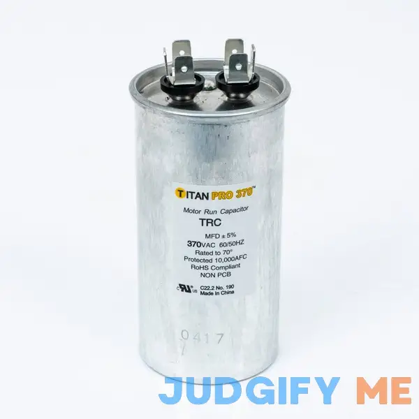 Titan Pro TRCF60 60 MFD Round Motor Run Capacitor Titan Pro TRCF60 60 MFD Round Motor Run Capacitor