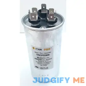 Titan Pro TRCFD305 30/5 MFD Round Dual Motor Run Capacitor