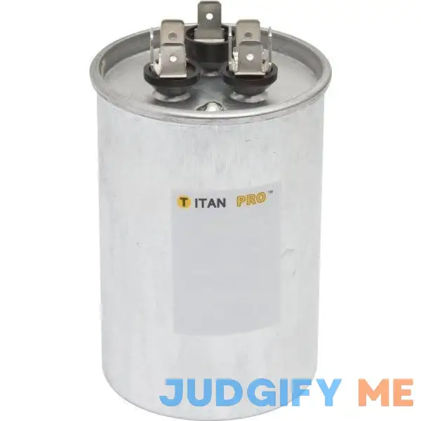 Titan Pro TRCFD355 35+5 MFD 440 V Round Run Capacitor Titan Pro TRCFD355 35+5 MFD 440 V Round Run Capacitor