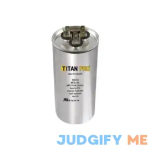 Titan Pro TRCFD6075 Run Capacitor 60+7.5 MFD 440/370 Volt Round