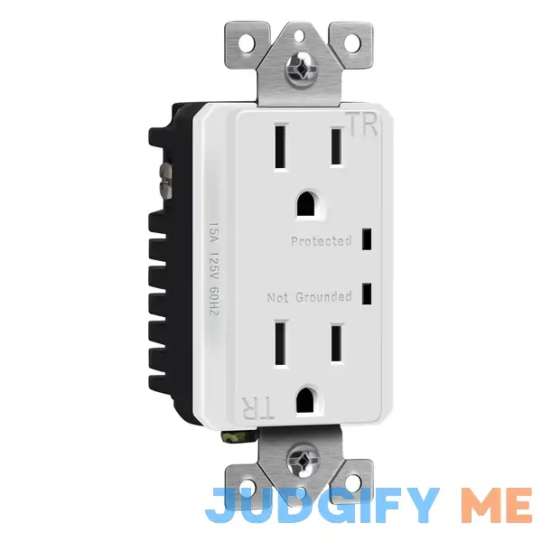 Topgreener Surge Protector Receptacle with Grounding Indicator Child Safe Topgreener Surge Protector Receptacle with Grounding Indicator Child Safe