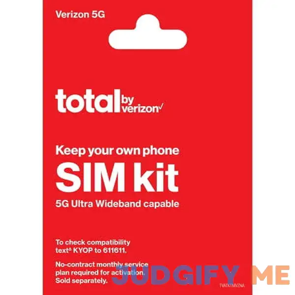Total By Verizon Bring Your Own Phone SIM Kit Total By Verizon Bring Your Own Phone SIM Kit