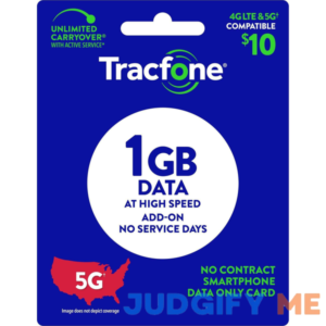 TracFone $10 Data Card