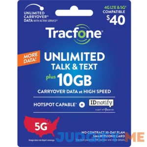 Tracfone $40 Smartphone 10GB Plan
