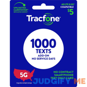 Tracfone $5 Text Only Add Top Up