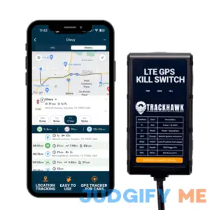 Trackhawk 4g Lte GPS Tracker & Kill Switch Anti-theft Rugged Vehicle & Equipment Monitoring Device with Live Alerts