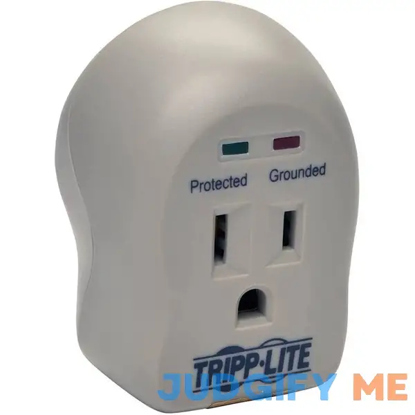 Tripp Lite 1 Outlet Portable Surge Protector Power Strip Tripp Lite 1 Outlet Portable Surge Protector Power Strip