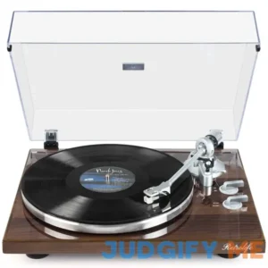 Turntables Belt-Drive Record Player with Wireless Output Connectivity Vinyl Player Support 33&45 RPM Speed Phono Line USB Digital to PC Recording