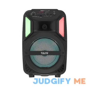Tzumi Megabass Jobsite Speaker V3 Bluetooth Karaoke LED