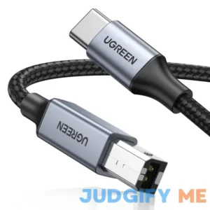 UGREEN USB B to USB C USB C Printer Cable Nylon USB B to C Printer Cord for MacBook Pro/Air