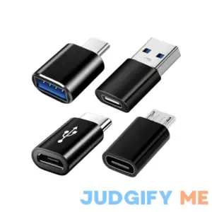 USB C Adapters 4 Pack USB C to USB 3.0 OTG Adapter Micro USB to USB C Adapter Compatible with MacBook Pro