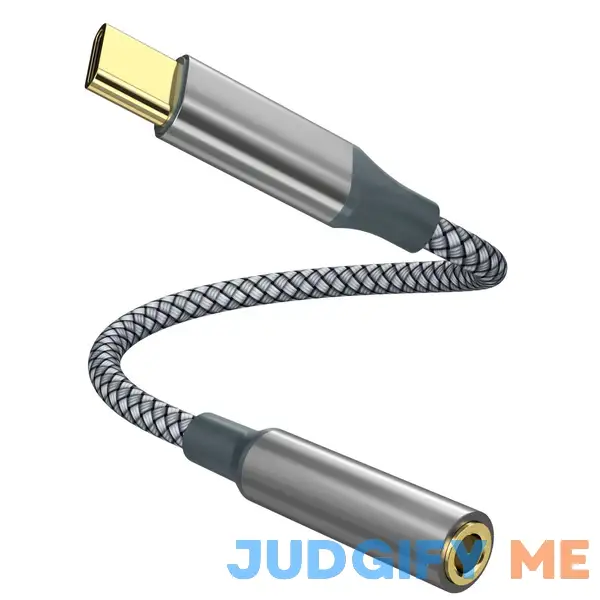 USB C to Aux Audio Dongle Cable Cord