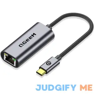 USB C to Ethernet Adapter QGeeM Gigabit Ethernet to USB Type C