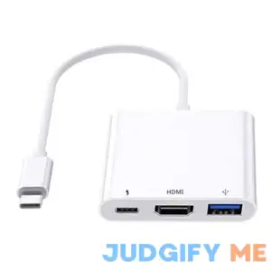 USB C to HDMI Multiport Adapter USB C Digital AV Adapter for iPhone 15