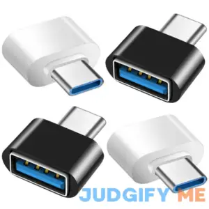 USB C to USB Adapter 4 Pack USB Female to USB C Male OTG Adapter