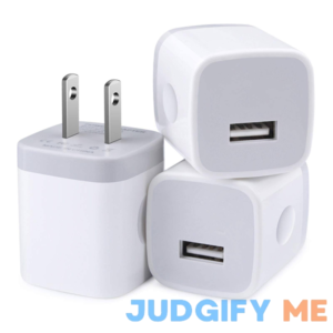 USB Wall Charger 3-pack Charging Cube 1A5V One-port Charger Box for iPhone 15 14 13 12 11 Pro Max