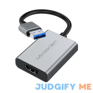 USB to HDMI Adapter for Monitor Windows 11/10 / 8 HDMI USB 3.0 Converter for Laptop