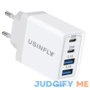 USINFLY European Travel Plug Adapter