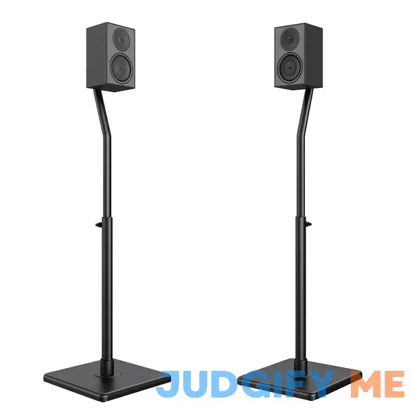 USX MOUNT Universal Speaker Stands Height Adjustable Extend 30.0" to 39.1" for Satellite Speakers & Small Bookshelf Speakers up to 11 lbs Per Stand USX MOUNT Universal Speaker Stands Height Adjustable Extend 30.0" to 39.1" for Satellite Speakers & Small Bookshelf Speakers up to 11 lbs Per Stand