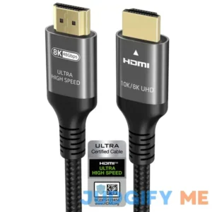 Ubluker 10K 8K 4K HDMI Cable Certified Ultra High Speed HDMI Cable