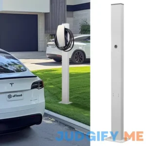 Ufixed EV Charger Pedestal Tesla Charger Stand for Gen 3 Electric Vehicle Charging Stations Corrosion Resistance EV Charger Stand Compatible with