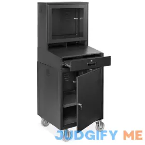 Uline Mobile Computer Cabinet 23 x 25 x 64