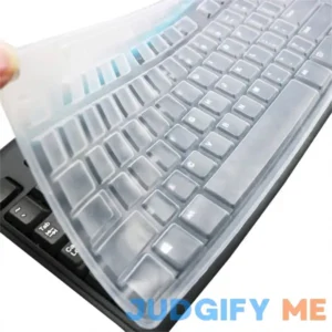 Ultra Thin Desktop PC Silicone Clear Keyboard Cover Skin Protector Compatible for Logitech MK270 Wireless Keyboard & Logitech K200 K260 K270 MK200
