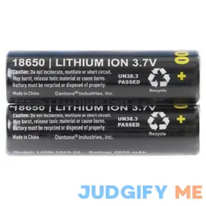 Ultralast UL1865-26-2P 2600 mAh 18650 Retail Blister-Carded Batteries