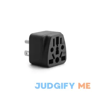 Unidapt US Travel Plug Adapter EUAUUKNZCNin to USA Type B Grounded 3 Prong US