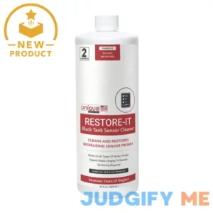 Unique Restore-It RV Sensor Cleaner Liquid for Black Water Holding Tanks