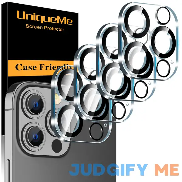 UniqueMe [3 Pack for iPhone 13 Pro/iPhone 13 Pro Max Camera Lens Protector UniqueMe [3 Pack for iPhone 13 Pro/iPhone 13 Pro Max Camera Lens Protector