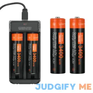 Universal Smart 2 Slots 18650 Battery Charger Set