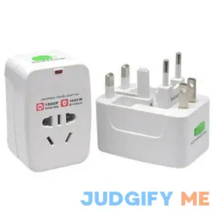 Universal Worldwide Adapter Electric Socket AU UK US EU Plug Adaptor Travel Wall Charger AC Power Option 2 USB Charging Port International Plug