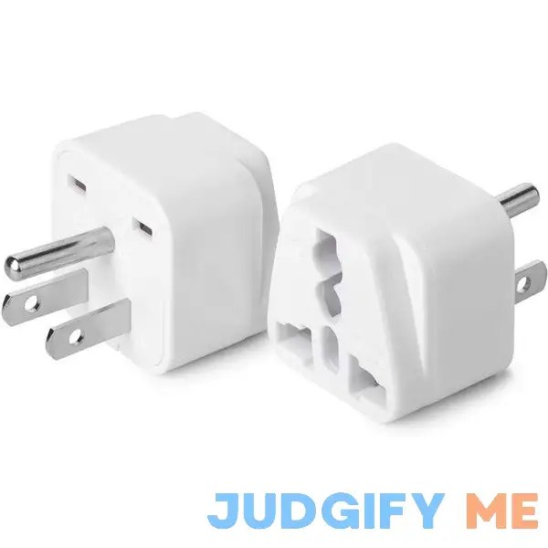 Universal to American Outlet Plug Adapter 2 Pack Canada Universal Travel Plug Adapter Universal to American Outlet Plug Adapter 2 Pack Canada Universal Travel Plug Adapter