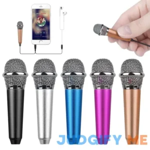 Uniwit Mini Portable Vocal/Instrument Microphone for Mobile Phone Laptop Notebook Apple iPhone Sumsung Android with Holder Clip
