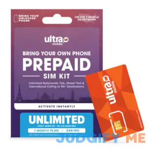 Unlimited Plan 1-Month Ultra Mobile Prepaid SIM/eSIM 40GB of Data