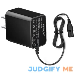 UpBright 2-Prong 9V AC/DC Adapter Compatible with Homitt HM115C HM115D HM115 C HM 115 D HM115CW HM115CD HM115CG Electric Spin Scrubber 360 Cordless