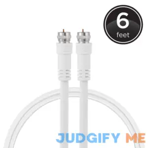 Utilitech 6-ft Rg6 White Coaxial Cable 67097-T1