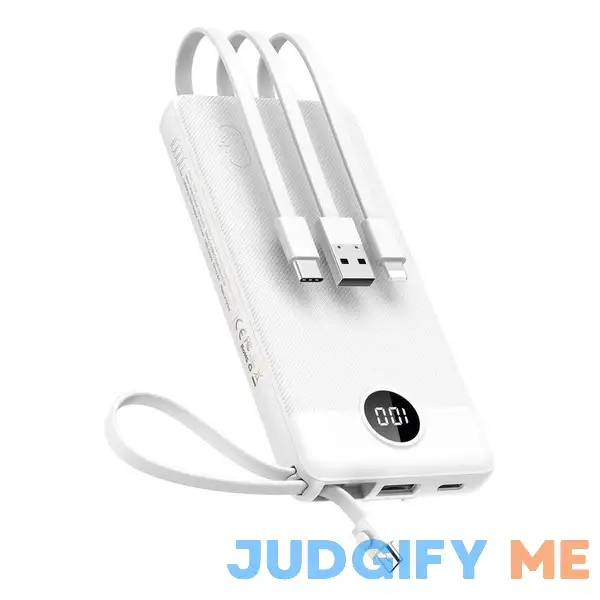 VEEKTOMX Portable Charger with Built-in Cables 10000mAh Power Bank for iPhone VEEKTOMX Portable Charger with Built-in Cables 10000mAh Power Bank for iPhone
