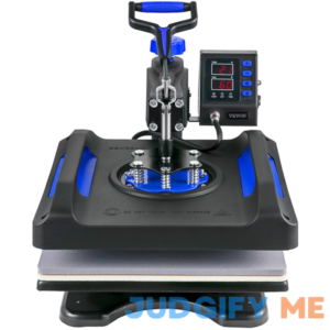 VEVOR Heat Press Machine 15 x 15 8 in 1 Heat Press 800W Sublimation Machine 360 Rotation Swing Away 8 in 1 Shirt Blue TJBHYXKLP8038GNS4V1
