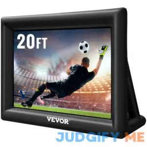 VEVOR Inflatable Movie Screen 20/24ft Inflatable Projector Screen for outside with Air Blower