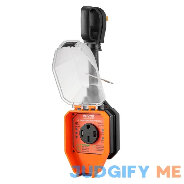 VEVOR RV Surge Protector 50 Amp 4800 Joules RV Voltage Protector Monitor Circuit Analyzer Power Guard VEVOR RV Surge Protector 50 Amp 4800 Joules RV Voltage Protector Monitor Circuit Analyzer Power Guard