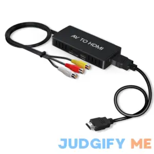 VIXLW RCA to HDMI Converter AV to HDMI Converter 1080P Mini Composite to HDMI Adapter