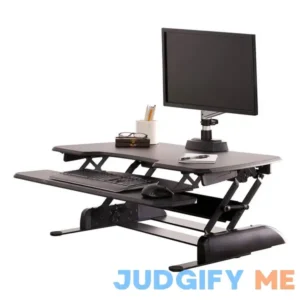 Vari VariDesk Essential 36 Two-tier Standing Desk Converter for Monitor & Accessories