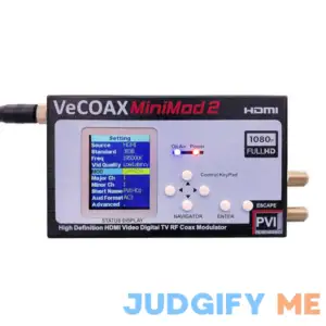 VeCOAX MINIMOD-2 Professional HDMI to RF Modulator 1080p/60 compatible to any digital TV