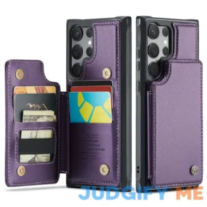 Vinich for Samsung Galaxy S23 Ultra Case with Card Holder