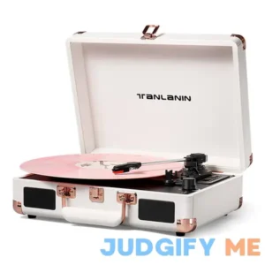 Vinyl Record Player Bluetooth Vintage 3-speed Portable Suitcase Turntables with Built-in Speakers