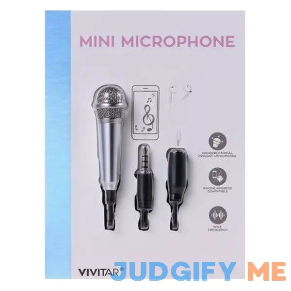 Vivitar Back to School Portable Mini Microphone Vivitar Back to School Portable Mini Microphone