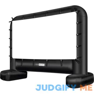 Vivohome 14 Feet Indoor and Outdoor Inflatable Blow up Mega Movie Projector Screen with Carry Bag for Front and Rear Projection